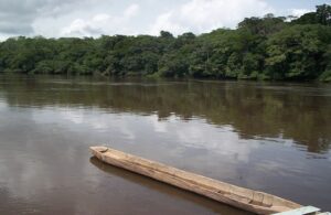 Dja_River_and_pirogue